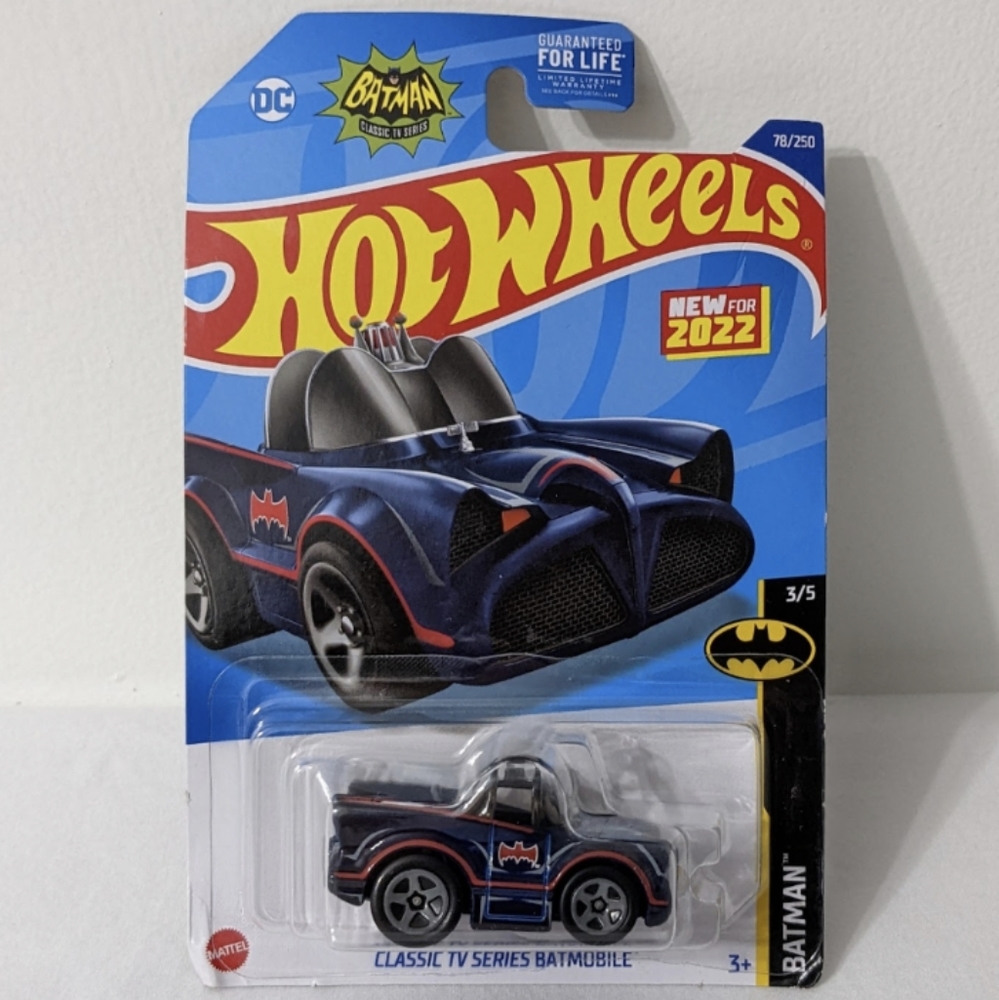 Hot Wheels 2022 DC Comics Classic TV Series Batman Batmobile, NEW, Collectibles